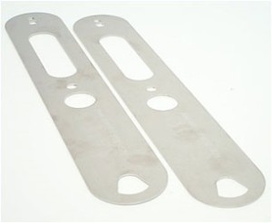  Back Plate 52mm Wide Stainless Steel