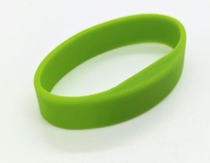 SALTO CWSMD207GR00-5 Silicone Wristband NXP Mifare Desfire 2KB M Gn